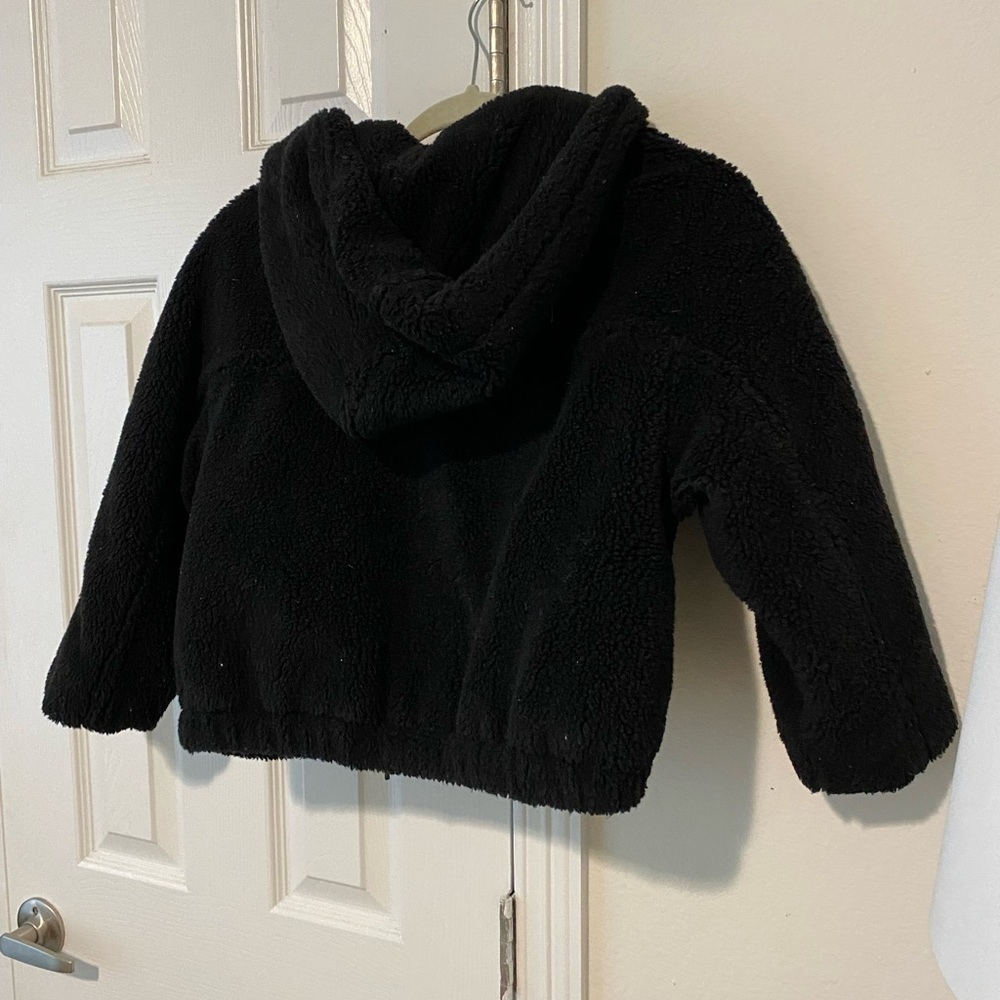 Zara Hooded Fleece Zip Front Jacket SIZE 9 girls - Picture 8 of 8